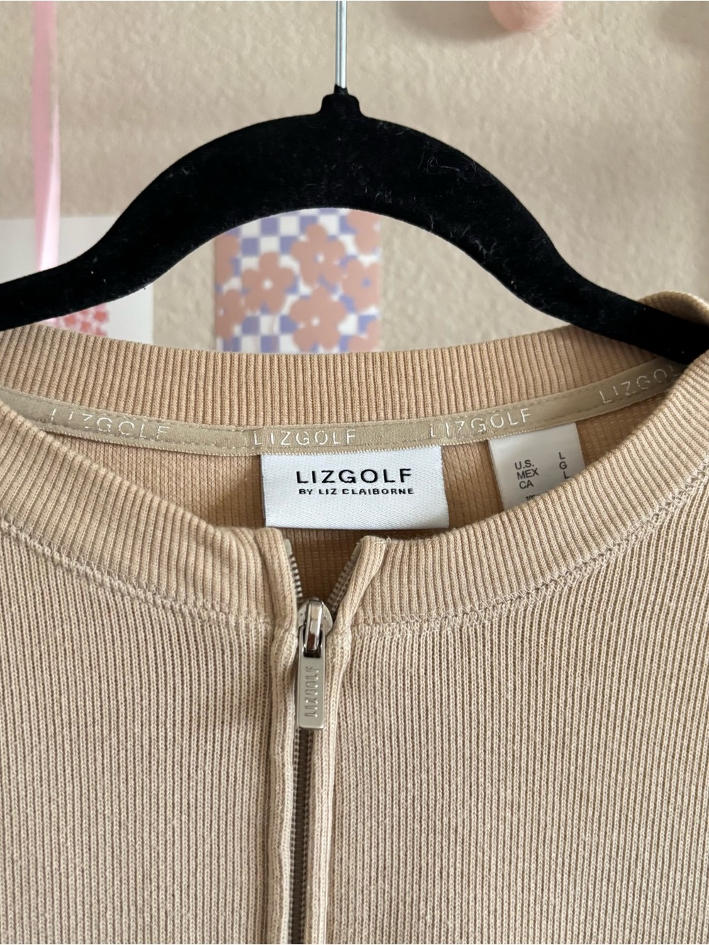 ʚ ୨ৎ ɞ 𝐋𝐢𝐳𝐠𝐨𝐥𝐟 𝐁𝐞𝐢𝐠𝐞 𝐅𝐮𝐥𝐥 𝐙𝐢𝐩 𝐒𝐰𝐞𝐚𝐭𝐞𝐫 - Picture 3 of 6